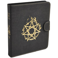 RPG Spell Codex Portfolio Iron Grey Dragon Shield Roleplay