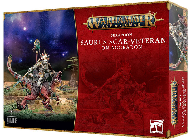 Seraphon Saurus Scar-Veteran on Aggradon Warhammer Age of Sigmar 
