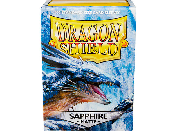 Sleeves Mat Sapphire x100 66x91 Dragon Shield 