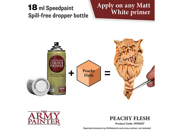 Speedpaint 2.0 Peachy Flesh Army Painter - 18 ml 
