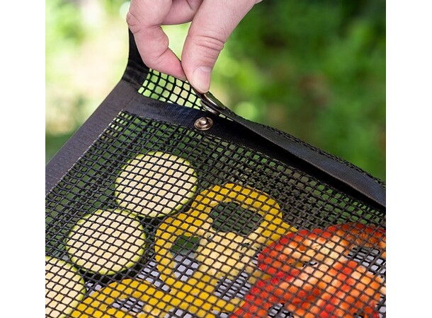Teflon-grillposer, 2 stk. – 24 x 28 cm Perfekt til grøntsager og mindre ting 