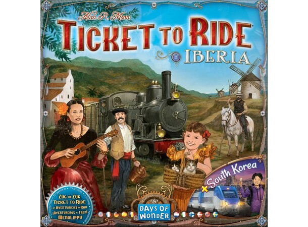 Ticket to Ride Map Coll 8 Iberia/Korea Map Collection Volume 8 