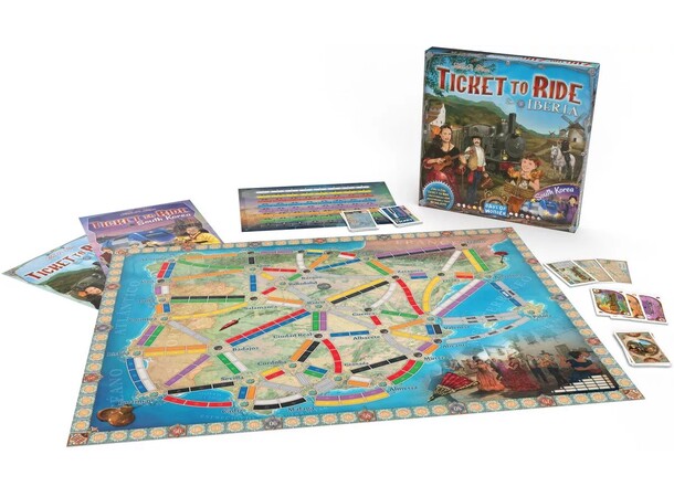 Ticket to Ride Map Coll 8 Iberia/Korea Map Collection Volume 8 