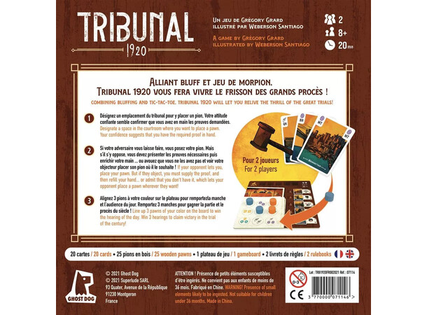 Tribunal 1920 Brætspil 