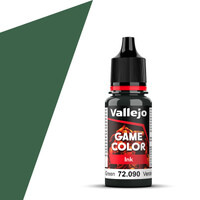Vallejo Game Color Black Green 18 ml - Ink