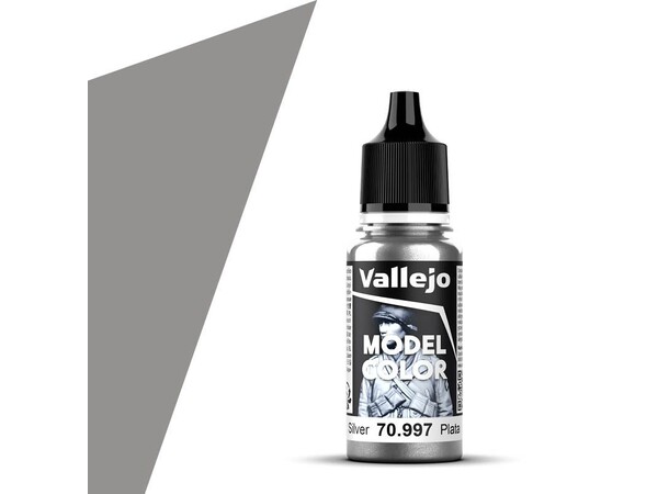 Vallejo Model Color Silver 17 ml Svarer til 4678AP | X-11 | X-32 