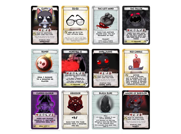 Binding of Isaac Four Souls + Expansion Ekspansion Binding of Isaac Four Souls 