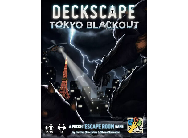 Deckscape Tokyo Blackout Brætspil 