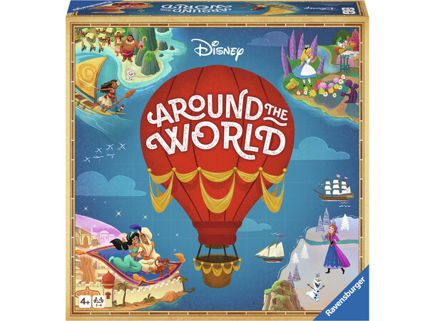 Disney Around the World Brætspil Dansk udgave 