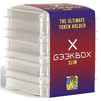 Geekbox Token Holder Slim - 4 stk Opbevaringsboks til brikker/terninger++