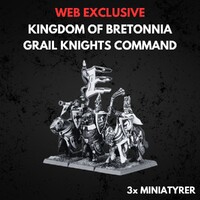 Kingdom of Bretonnia Grail Knights Comma Warhammer The Old World - Kommando