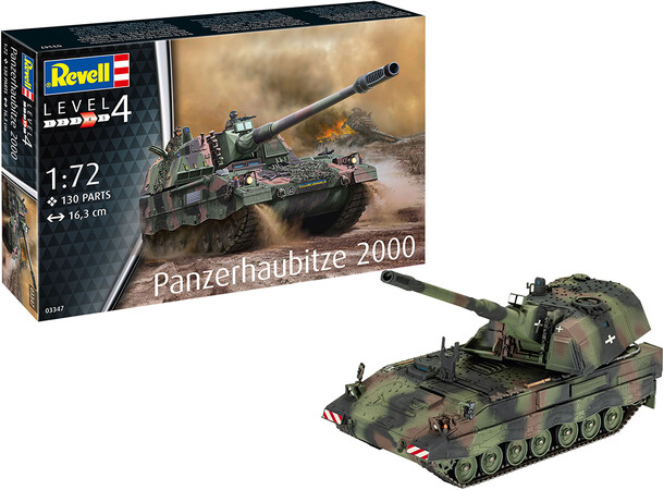 Panzerhaubitze 2000 Revell 1:72 byggesæt 