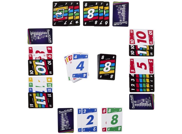 Phase 10 Flip Kortspil 