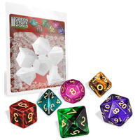 RPG Dice Moulds (6 stk) Green Stuff World