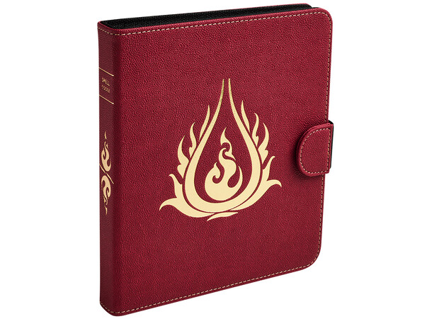 RPG Spell Codex Portfolio Blood Red Dragon Shield Roleplay 