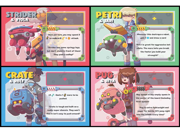 Robot Quest Arena Brætspil 
