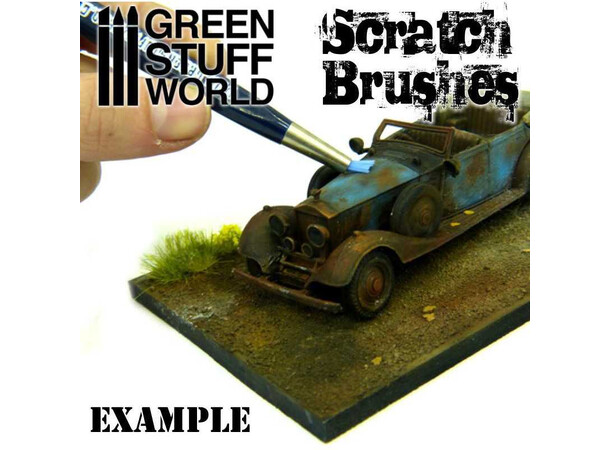 Scratch Brushes Set - 5 stk Green Stuff World 