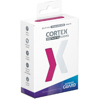 Sleeves Cortex Rosa MAT x100 66x91 Ultimate Guard Standard Size