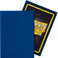 Sleeves Mat Blå x100 66x91 Dragon Shield