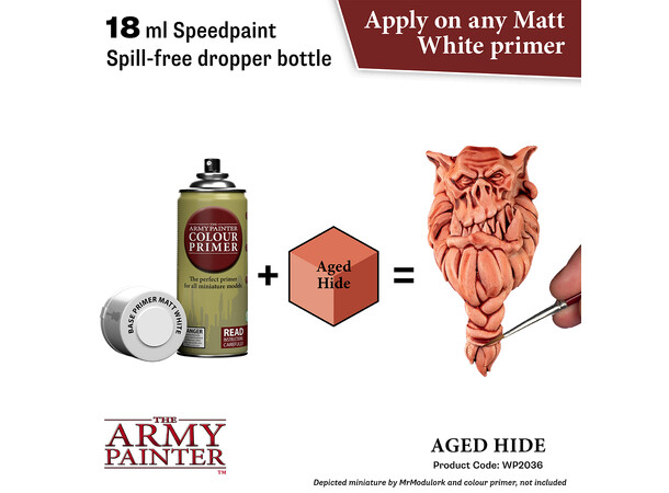 Speedpaint 2.0 Aged Hide Army Painter - 18 ml 