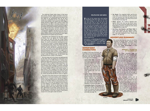 Star Wars RPG AoR Onslaught at Arda I Age of Rebellion Roleplaying Game 