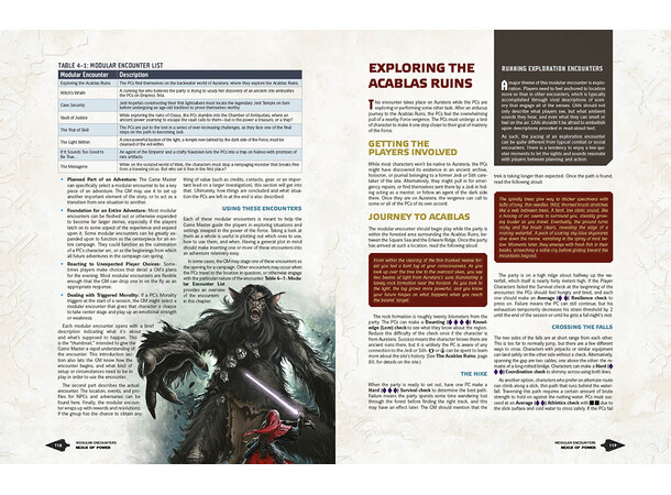 Star Wars RPG F&D Nexus of Power Force & Destiny Roleplaying Game 
