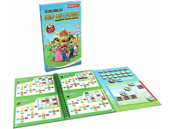 Super Mario magnetisk rejsespil Møntsamler 