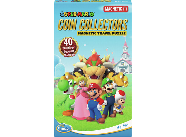 Super Mario magnetisk rejsespil Møntsamler 