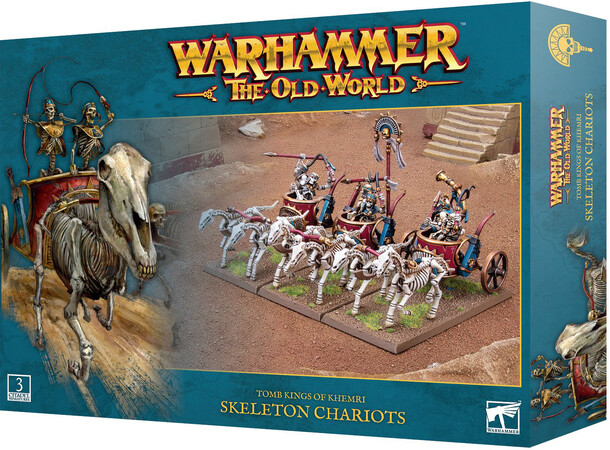 Tomb Kings of Khemri Skeleton Chariots Warhammer The Old World 