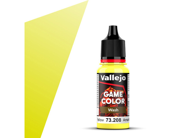 Vallejo Game Color Yellow Wash 18 ml - Wash 