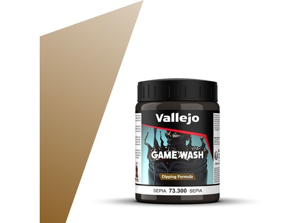 Vallejo Game Wash Sepia 200 ml 