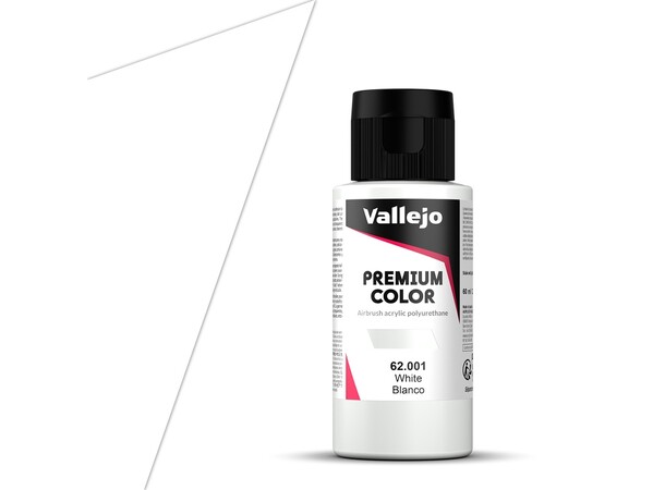 Vallejo Premium Basic White 60 ml Premium Airbrush Color 