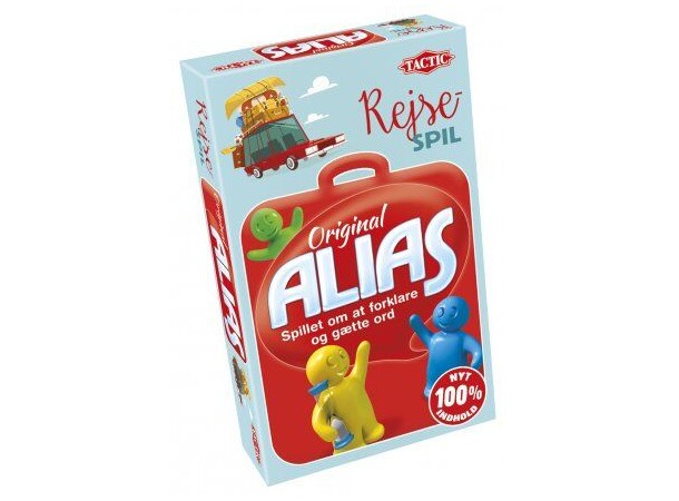 Alias Rejsespil Brætspil Dansk udgave 