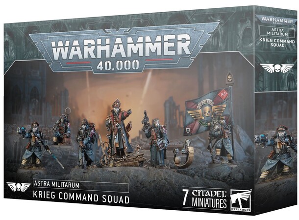 Astra Militarum Krieg Command Squad Warhammer 40K 