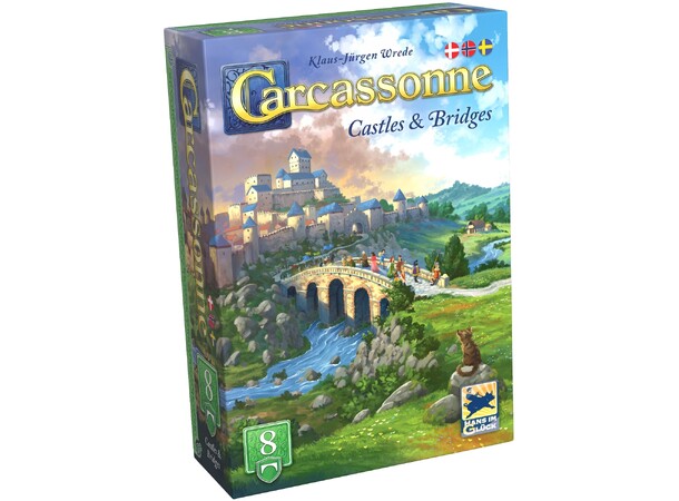 Carcassonne Castles & Bridges Expansion Dansk udgave 