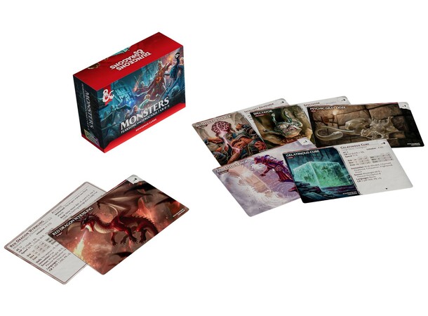 D&D Monsters Fearsome & Ferocious Dungeons & Dragons Reference Cards 