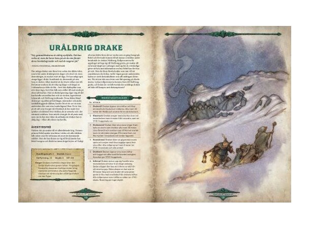 Drakar och Demoner Monsterboken - SVENSK 