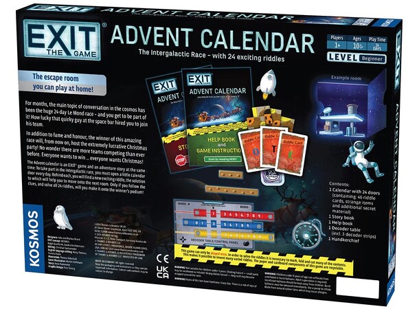 EXIT Julekalender Intergalactic Race Adventskalender 