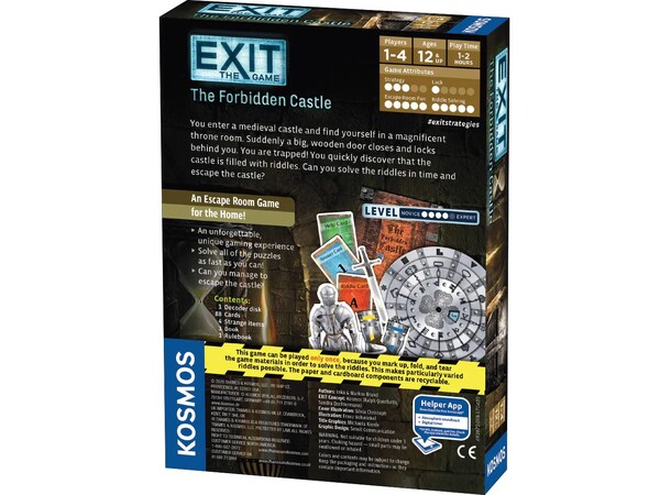 EXIT The Forbidden Castle Brætspil 