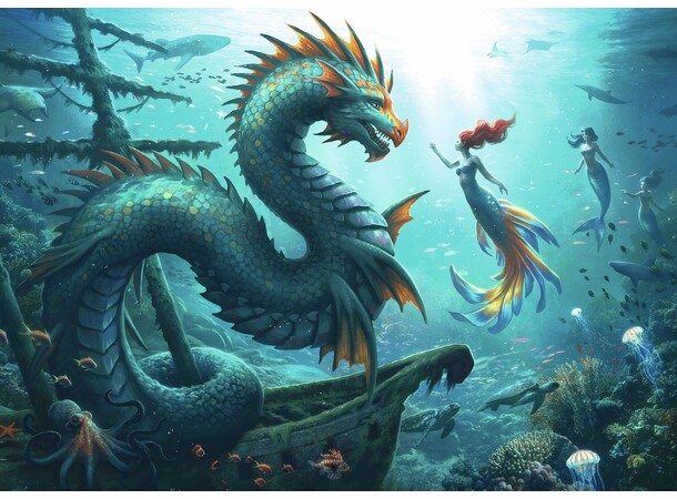 Enchanted Depths 1000 brikker puslespil Ravensburger puslespil 