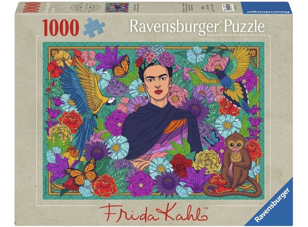 Frida Kahlo 1000 brikker Puslespil Ravensburger puslespil 