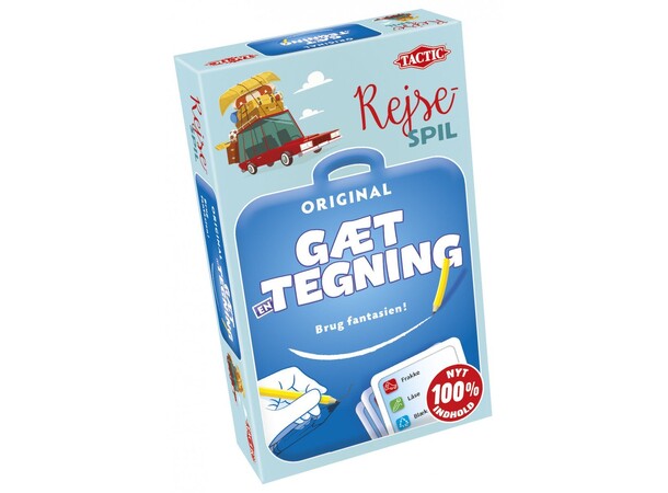 Gæt En Tegning Rejsespil Dansk udgave 