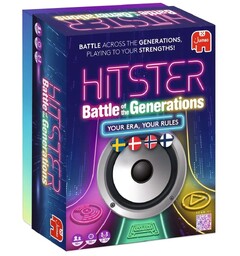 Hitster Battle of Generations Partyspil Dansk udgave
