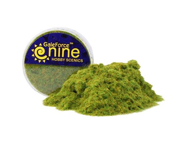Hobby Scenics Green Static Grass Gale Force Nine 