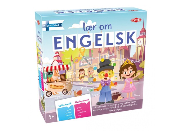 Lær om Engelsk Brætspil Dansk udgave 
