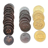 Metal Coins Industrial - 30 stk Mayday Games - Board Game Upgrade Set