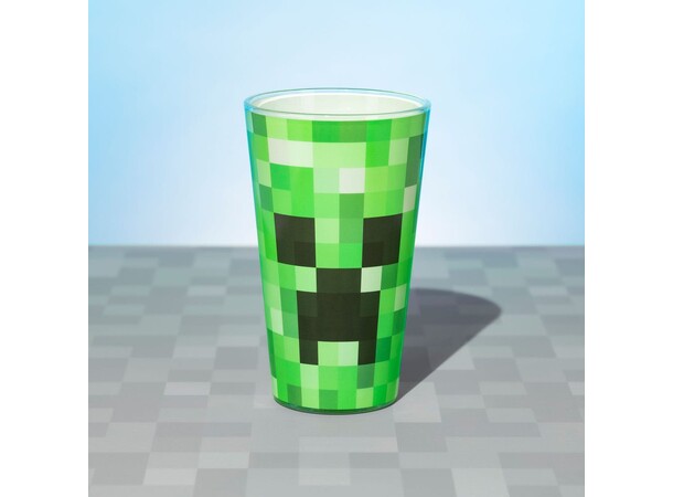 Minecraft Drikkeglas Creeper 0,4 liter 