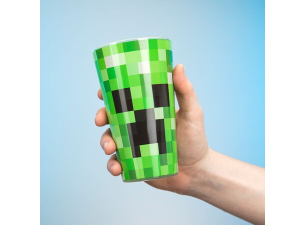 Minecraft Drikkeglas Creeper 0,4 liter 
