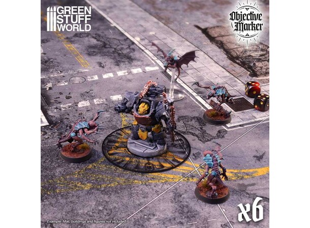 Mission Objective Markers til Kill Team Green Stuff World 