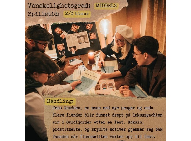 Mordet på luksusyachten Detective for a Day 